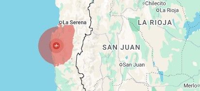 Un sismo de 6.1 grados se registró en Chile y se sintió en Mendoza, San Juan y La Rioja