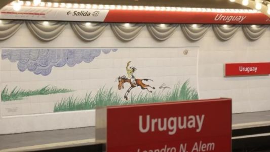 Subte: reabren la estación Uruguay de la línea B, inspirada en los teatros de la avenida Corrientes