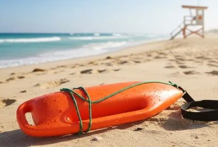 Villa Gesell: guardavidas le pegó con su torpedo a un motociclista que circulaba velozmente por la playa