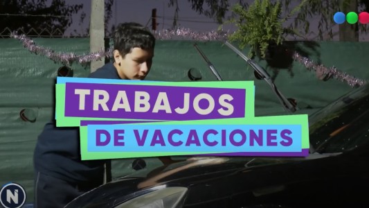 Trabajos de vacaciones: terminaron las clases pero ellos no descansan