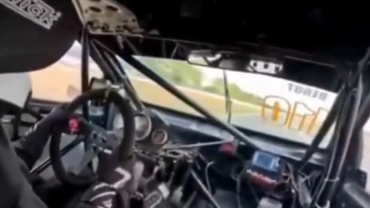 Así fue el impactante choque de un piloto del Turismo Pista que se desmayó al volante