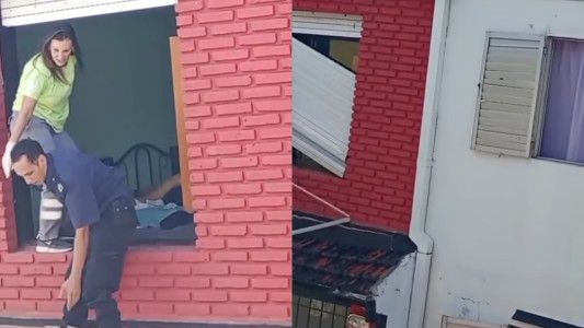 Dio a luz a solas en su casa: enfermeros del SAME ingresaron por la ventana para asistirla