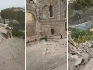 Un misil iraní impactó cerca de la muralla de la ciudad vieja de Jerusalén