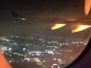 Explotó la turbina de un avión en pleno despegue en Brasil