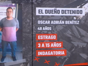 Quedó detenido el dueño del predio de Mariano Acosta donde explotaron las garrafas