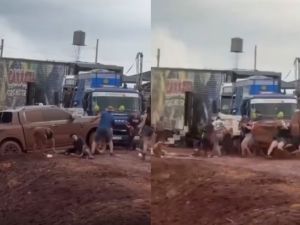 Misiones: una camioneta perdió el control en un trompódromo y atropelló a varios espectadores
