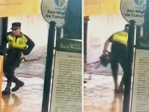 Tucumán: sancionaron a policías que jugaron a la pelota en la calle