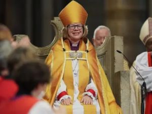 El Papa envió su salutación a la arzobispa anglicana de Canterbury