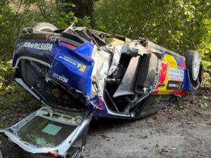 Así fue el impactante accidente que sufrió el padre de Max Verstappen en una competencia de rally