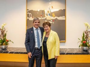 Caputo se reunió con Georgieva en el FMI tras el acuerdo y avanzan las negociaciones por la deuda