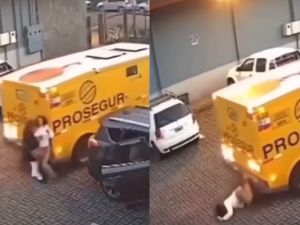 Un camión de caudales atropelló a dos mujeres