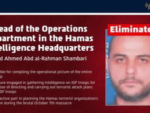 Israel anunció la muerte del jefe de Inteligencia Militar en Gaza