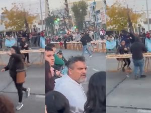 Vecinos arruinaron el evento del sándwich gigante en Avellaneda: se robaron porciones y pertenencias de los organizadores