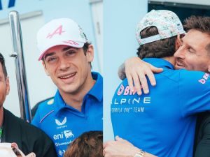 ¡El encuentro esperado!: Messi y Colapinto juntos en el GP de Miami