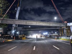Cambia el sentido de una calle junto al Monumental y dan por inaugurada la primera etapa del Puente Labruna