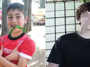 Gino vuelve a clases en San Cristóbal: marcharon para pedir justicia