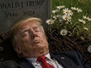 Un actor de Star Wars publicó una foto de Trump en su tumba y se disculpó