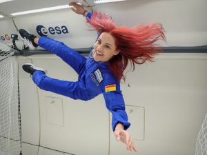 La astronauta española Sara García, de visita en Buenos Aires