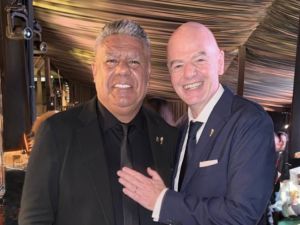 "Chiqui" Tapia respaldó a Infantino en la previa del Mundial 2026: "Siempre de tu lado"