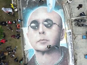 Terminó el velatorio del Indio Solari: pasaron 15.000 personas por hora