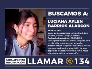 Quinteros confirmó que Luciana fue encontrada "sana y salva"