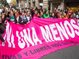 Se realiza una nueva marcha #NiUnaMenos en el Congreso