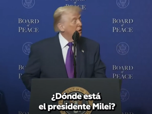 "Apoyo a este caballero": el elogio de Donald Trump a Javier Milei en Washington
