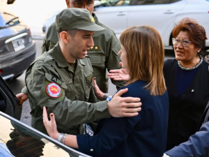 "La emoción de tenerte en casa": Patricia Bullrich recibió a Nahuel Gallo