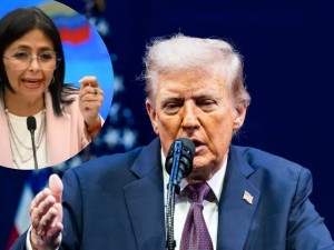 Trump acerca de Delcy Rodríguez: "Si no hace lo correcto, va a pagar un precio muy alto”