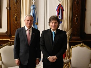 Javier Milei se reunió con José Antonio Kast en Casa Rosada