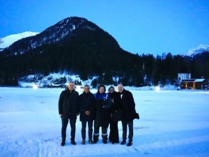 Javier Milei llegó a Davos