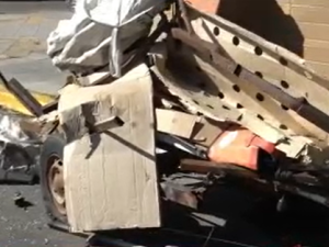 Mataderos: un reciclador fue atropellado y está en grave estado