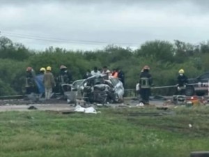 Tragedia en la Ruta 9: un choque frontal dejó cinco muertos en Santiago del Estero