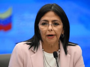 Maduro es el "único presidente de Venezuela", afirmó Delcy Rodríguez