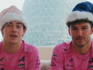 "Festejen y vuelvan más fuertes": el mensaje de Navidad de Franco Colapinto y Pierre Gasly