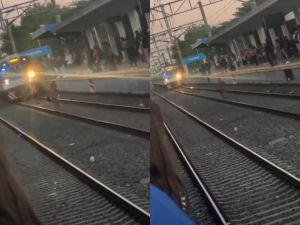 Pánico en Guernica: un hombre descendió a las vías del tren con un cuchillo y obligó al maquinista a detenerse