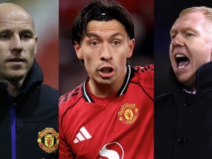 Sigue la novela en el Manchester United: Paul Scholes y Nicky Butt le aconsejaron "madurar" a Lisandro Martínez