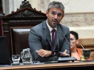 Martín Menem dijo que Quintela es como “un mono con un martillo en una cristalería”