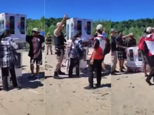 Prefectura se enfrentó a los tiros con contrabandistas de electrodomésticos