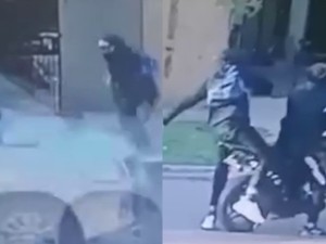 Le tiró la camioneta encima a dos motochorros para frustrar el robo: se fugaron a los tiros