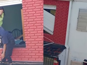 Dio a luz a solas en su casa: enfermeros del SAME ingresaron por la ventana para asistirla